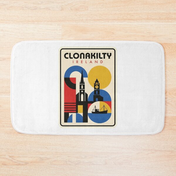 Item preview, Retro Clonakilty Bauhaus Geometric Skyline designed and sold by k3rstman1.
