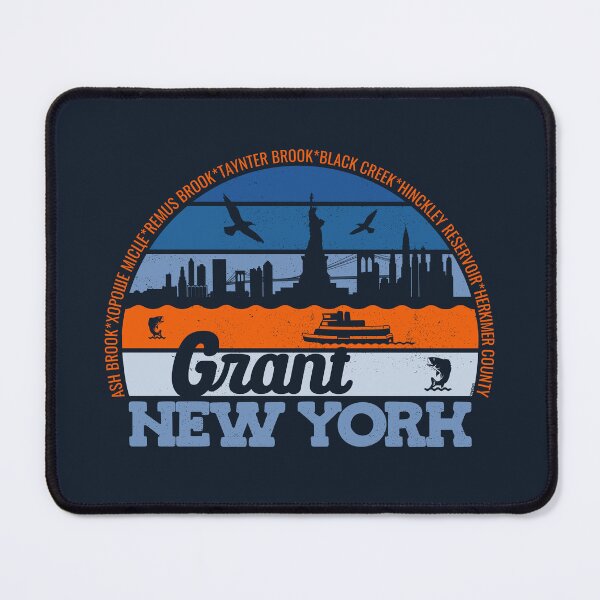 Item preview, Grant New York Sunset Retro Vintage Local Pride Logo designed and sold by CRHPOD20.