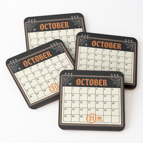 Item preview, Halloween Countdown Calendar designed and sold by Gkinoki.