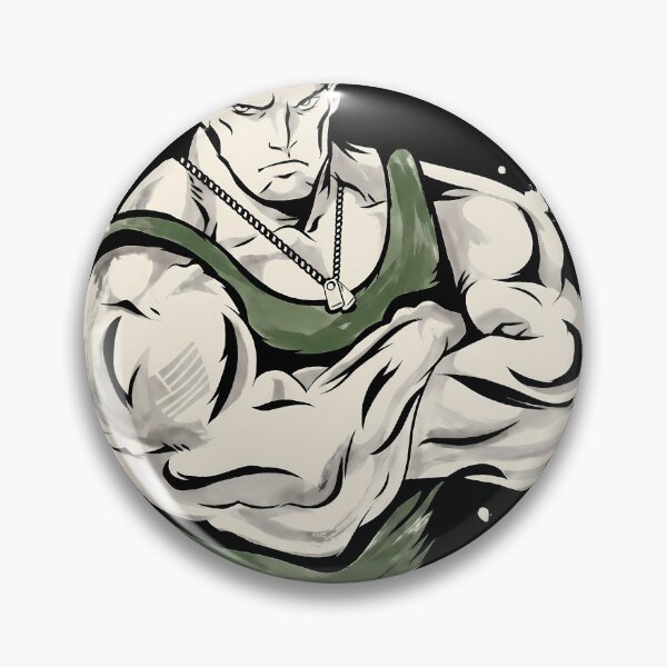 Item preview, Guile Street Fighter Sumi-e Video Game Anime Shirt designed and sold by Senpaiwaves.