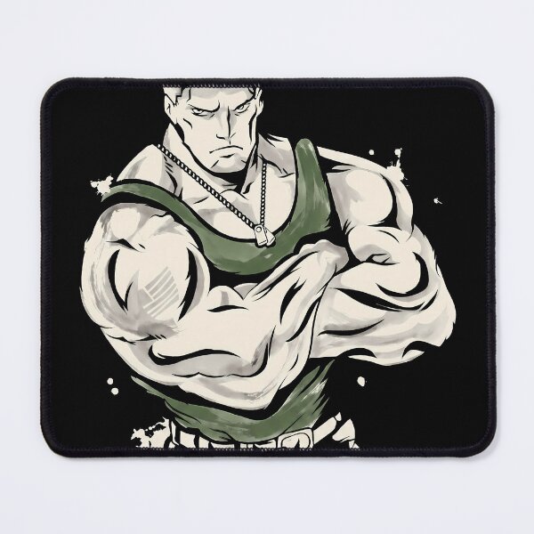 Item preview, Guile Street Fighter Sumi-e Video Game Anime Shirt designed and sold by Senpaiwaves.