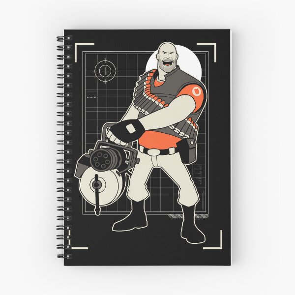 Item preview, The Heavy Team Fortress 2 Techwear Gaming Graphic Tee designed and sold by Senpaiwaves.