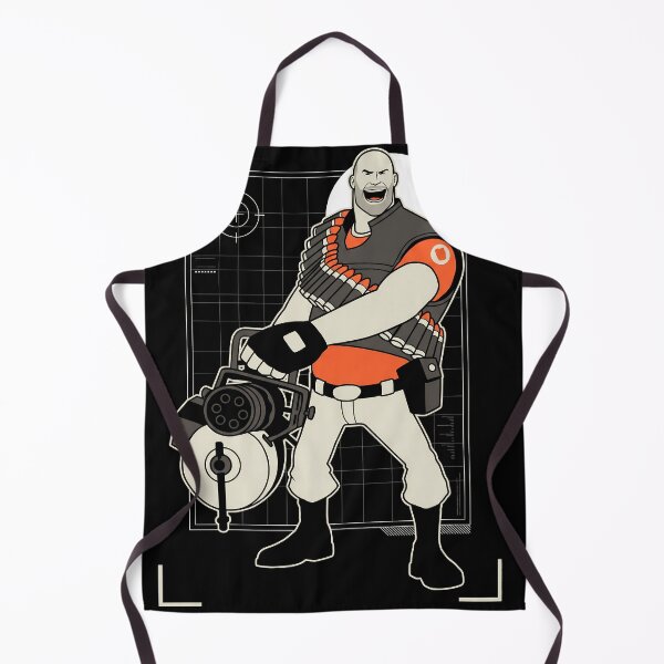 Item preview, The Heavy Team Fortress 2 Techwear Gaming Graphic Tee designed and sold by Senpaiwaves.
