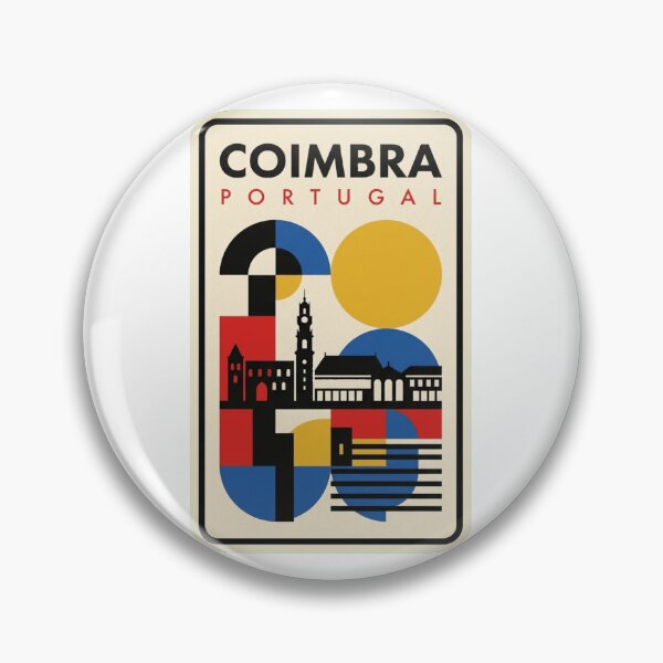 Item preview, Retro Coimbra Bauhaus Geometric Skyline designed and sold by k3rstman1.