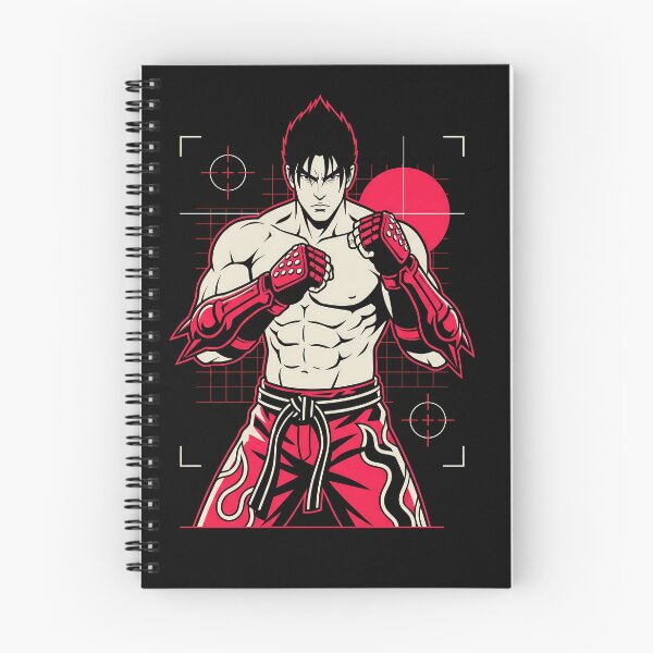 Item preview, Jin Kazama Tekken Techwear Anime Gaming Streetwear Tee designed and sold by Senpaiwaves.