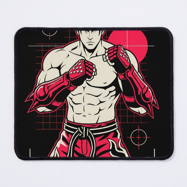 Item preview, Jin Kazama Tekken Techwear Anime Gaming Streetwear Tee designed and sold by Senpaiwaves.
