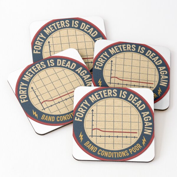 Item preview, Forty Meters Is Dead Again Funk Band Conditions Patch designed and sold by BoosterShop.