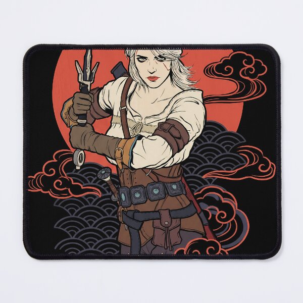 Item preview, Ciri The Witcher Ukiyo-e Video Game Anime Shirt designed and sold by Senpaiwaves.