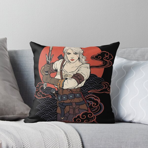 Item preview, Ciri The Witcher Ukiyo-e Video Game Anime Shirt designed and sold by Senpaiwaves.