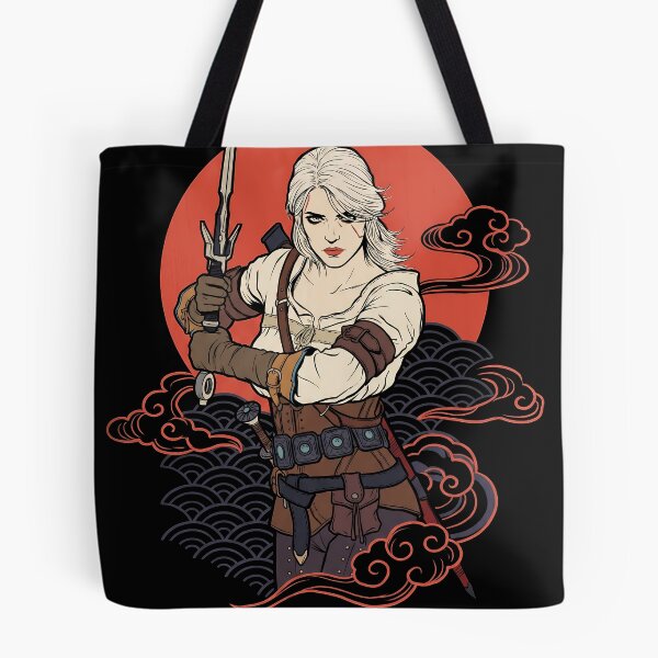 Item preview, Ciri The Witcher Ukiyo-e Video Game Anime Shirt designed and sold by Senpaiwaves.