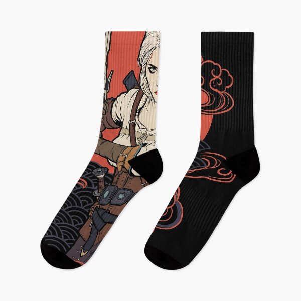 Item preview, Ciri The Witcher Ukiyo-e Video Game Anime Shirt designed and sold by Senpaiwaves.
