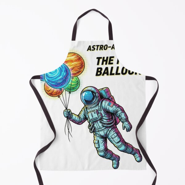 Item preview, Astro Adventures Floating Astronaut Planet Balloons Art designed and sold by Rahat3344.