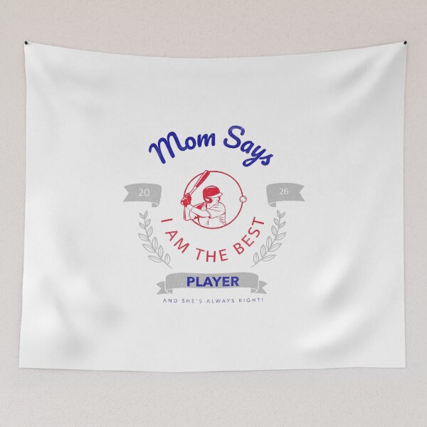 Item preview, Mom Says I am the best baseball player! designed and sold by StarrBrand.