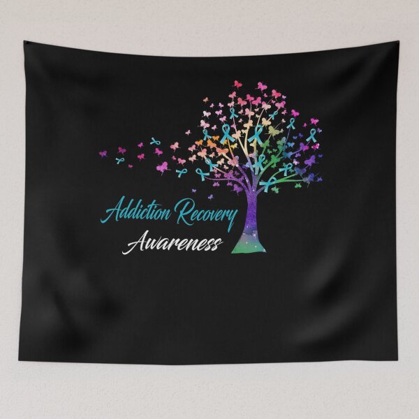 Item preview, Tree Ribbon Addiction Recovery Awareness designed and sold by JaredDeShop.
