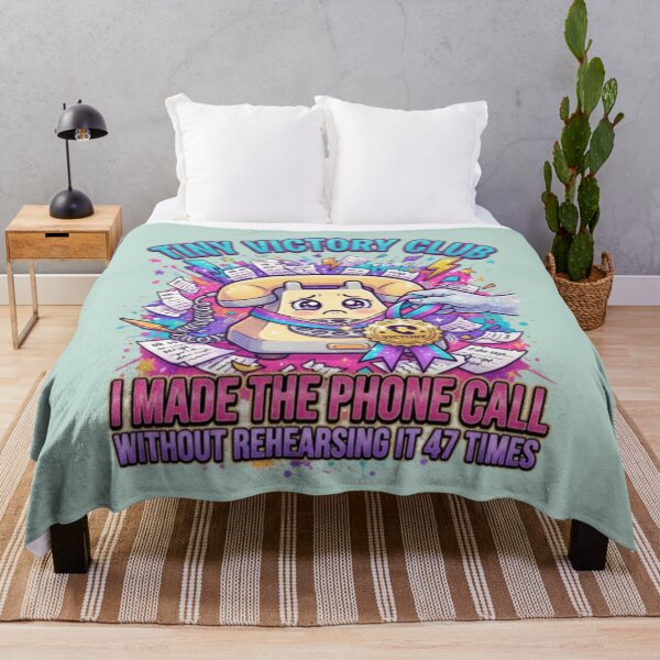 Item preview, Phone Call Survivor – Tiny Victory Club designed and sold by QuirkandJoyCo.