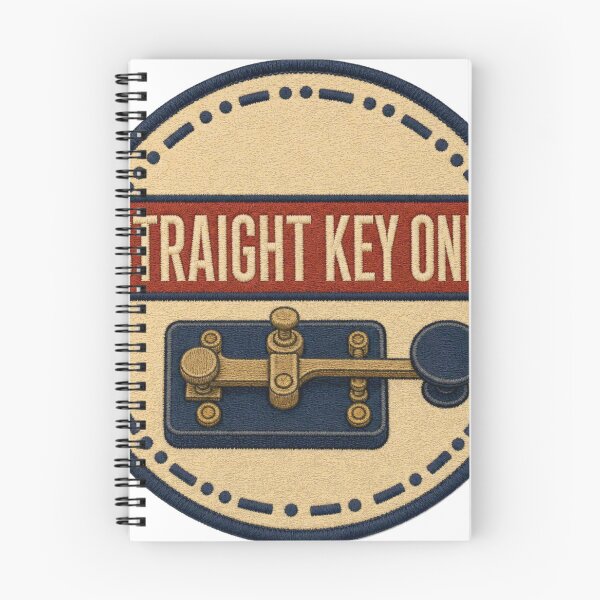 Item preview, Straight Key Only Morse Key Telegraph Patch designed and sold by BoosterShop.