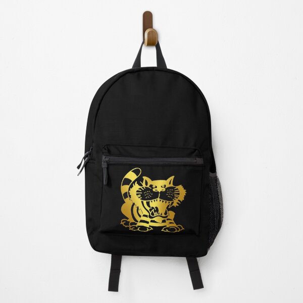 Item preview, Mighty Cats Retro Logo Drawing Black and Gold Series designed and sold by Luke Foran Sports Art.