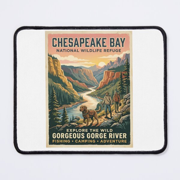 Item preview, Chesapeake Bay Retriever Fishing Guide designed and sold by PictoVibe.