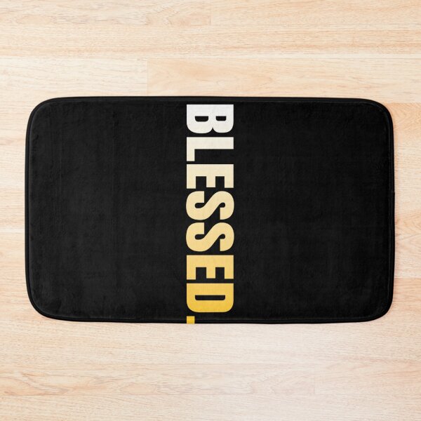 Item preview, University Varsity-Gold Blessed Vertical Varsity-Gold Yellow designed and sold by AmberWild.