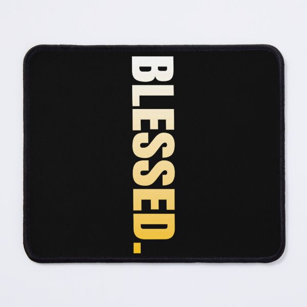 Item preview, University Varsity-Gold Blessed Vertical Varsity-Gold Yellow designed and sold by AmberWild.