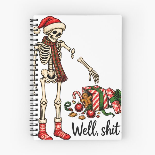 Item preview, Funny Skeleton Broken Arm Christmas Present Creepmas Spooky Holiday Graphic designed and sold by DYAFLK.