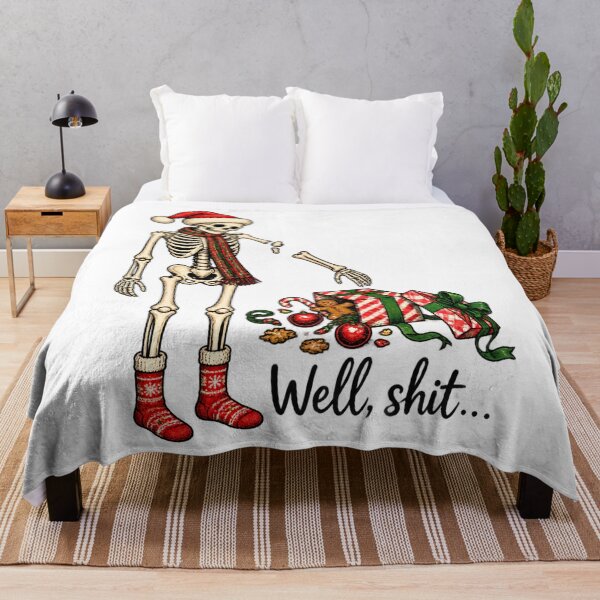 Item preview, Funny Skeleton Broken Arm Christmas Present Creepmas Spooky Holiday Graphic designed and sold by DYAFLK.