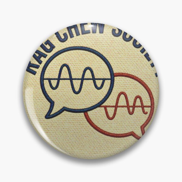 Item preview, Rag Chew Society Funk Chat Round Patch designed and sold by BoosterShop.