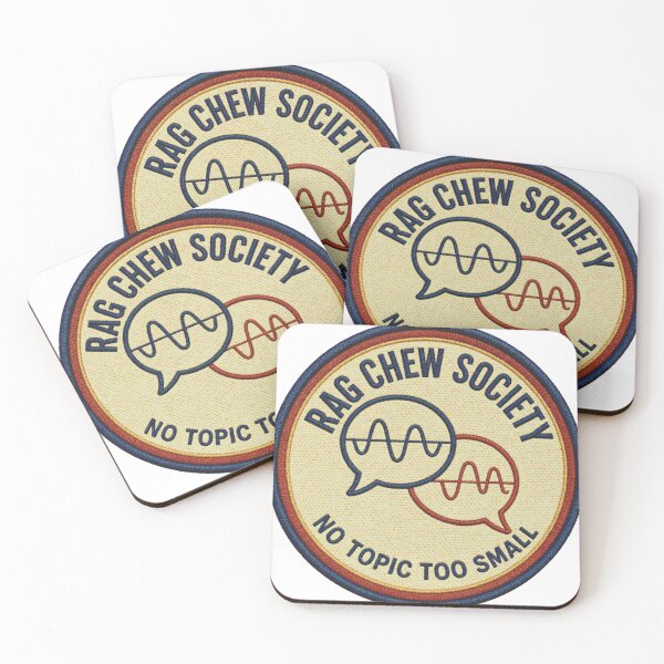 Item preview, Rag Chew Society Funk Chat Round Patch designed and sold by BoosterShop.