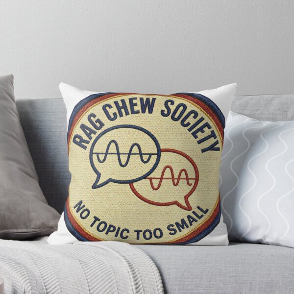 Item preview, Rag Chew Society Funk Chat Round Patch designed and sold by BoosterShop.