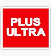 My Hero Academia : Plus Ultra (Rock T-Shirt Design) Sticker
