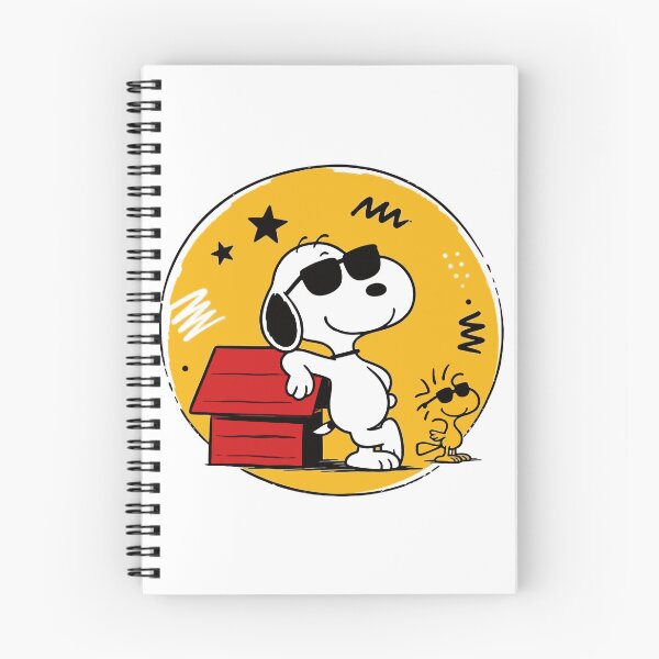 Item preview, Snoopy Joe Cool and Woodstock Retro Yellow Badge - Peanuts Comic Art designed and sold by killem667.