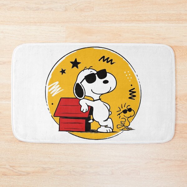 Item preview, Snoopy Joe Cool and Woodstock Retro Yellow Badge - Peanuts Comic Art designed and sold by killem667.