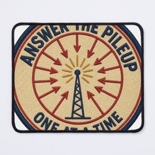 Item preview, Answer The Pileup Funk Andrang Aufnäher Emblem designed and sold by BoosterShop.