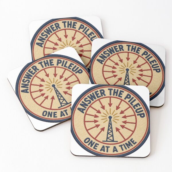 Item preview, Answer The Pileup Funk Andrang Aufnäher Emblem designed and sold by BoosterShop.