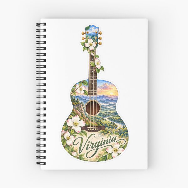 Item preview, Virginia Blue Ridge Guitar designed and sold by Whimspired By Paxx.