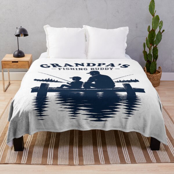 Item preview, Grandpa's Fishing Buddy Cute Family Fishing Gift Shirt designed and sold by Mahilis.