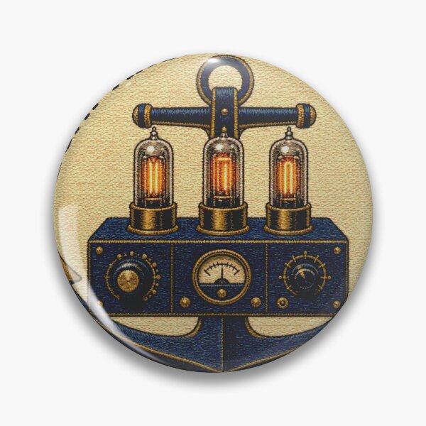Item preview, Boat Anchors Never Die Tube Radio Patch Emblem designed and sold by BoosterShop.