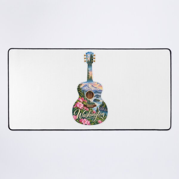 Item preview, Washington Evergreen Coast Guitar designed and sold by Whimspired By Paxx.