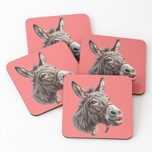 Item preview, Funny Donkey Blowing a Kiss Art designed and sold by Utopian-Magic.