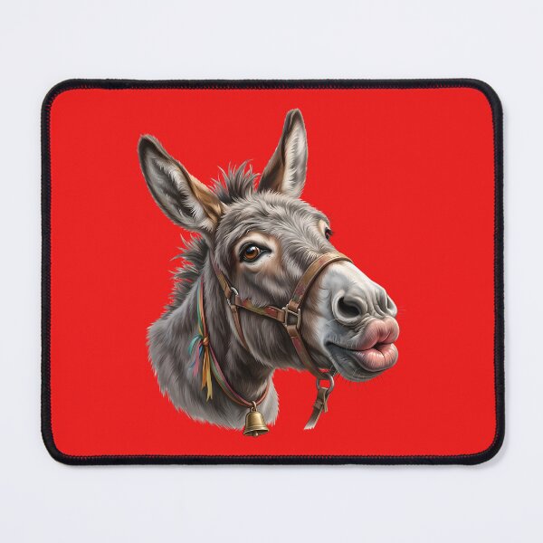 Item preview, Funny Donkey Blowing a Kiss Art designed and sold by Utopian-Magic.