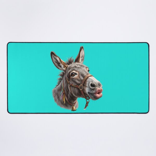 Item preview, Funny Donkey Blowing a Kiss Art designed and sold by Utopian-Magic.