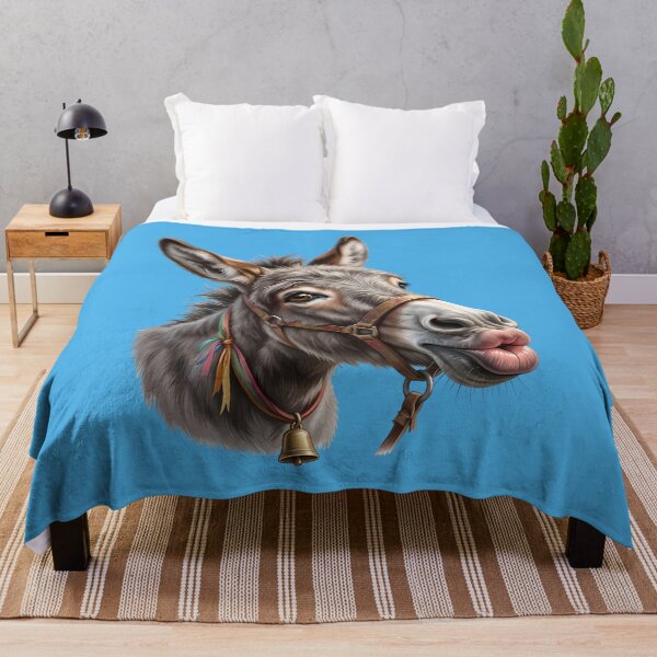 Item preview, Funny Donkey Blowing a Kiss Art designed and sold by Utopian-Magic.