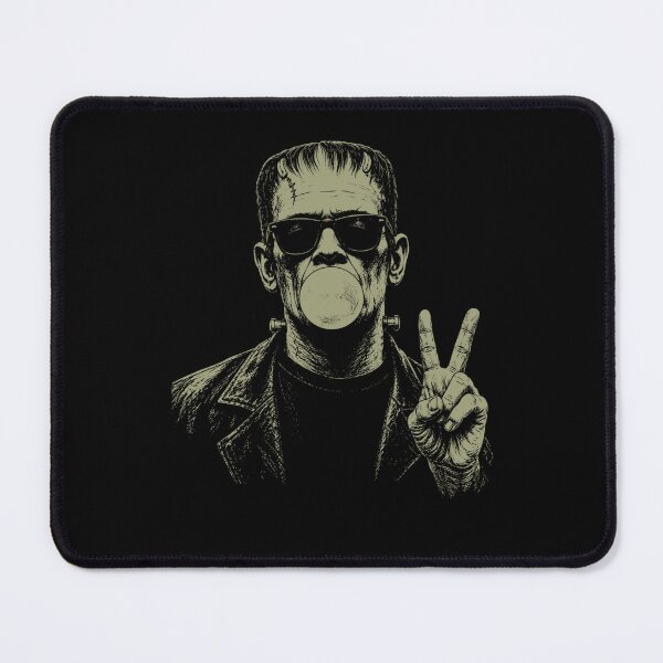 Item preview, Vintage 90s Frankenstein Blowing Bubblegum Heart Sunglasses designed and sold by JaredDeShop.