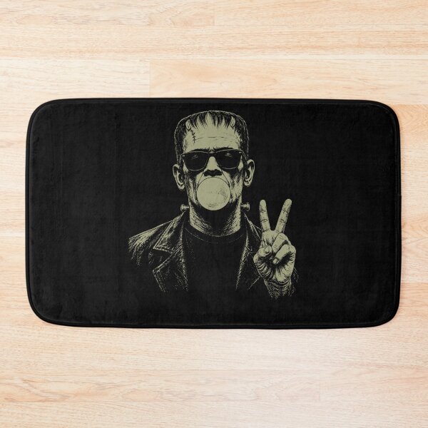 Item preview, Vintage 90s Frankenstein Blowing Bubblegum Heart Sunglasses designed and sold by JaredDeShop.