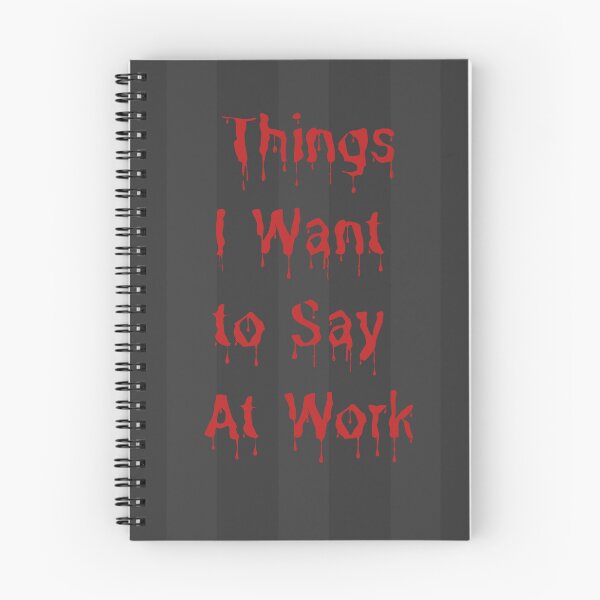 Item preview, Black Stripes Things I Want Say At Work Office Humor designed and sold by JaymeOctober.