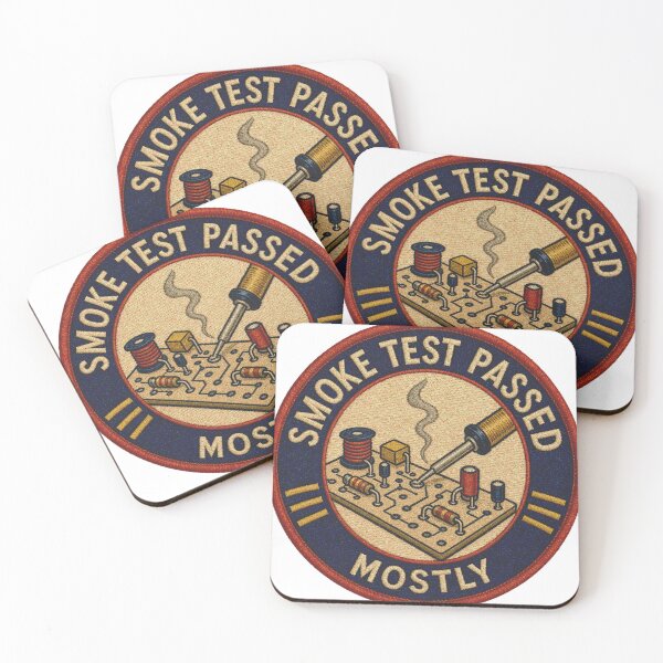 Item preview, Smoke Test Passed Mostly Self-built Electronics Patch designed and sold by BoosterShop.