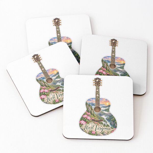 Item preview, West Virginia Mountain State Guitar designed and sold by Whimspired By Paxx.