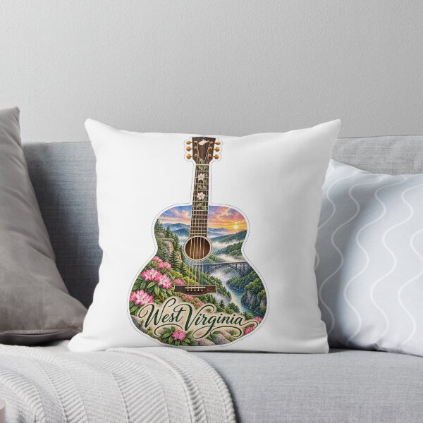Item preview, West Virginia Mountain State Guitar designed and sold by Whimspired By Paxx.