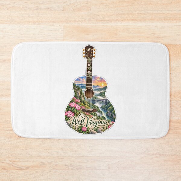 Item preview, West Virginia Mountain State Guitar designed and sold by Whimspired By Paxx.