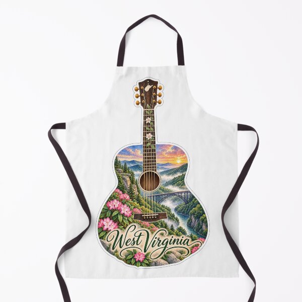 Item preview, West Virginia Mountain State Guitar designed and sold by Whimspired By Paxx.